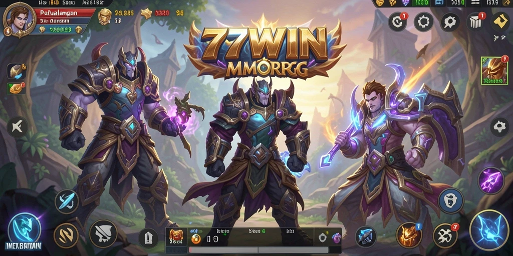 Screenshot gameplay menampilkan petualangan seru di <strong>77WIN</strong>.