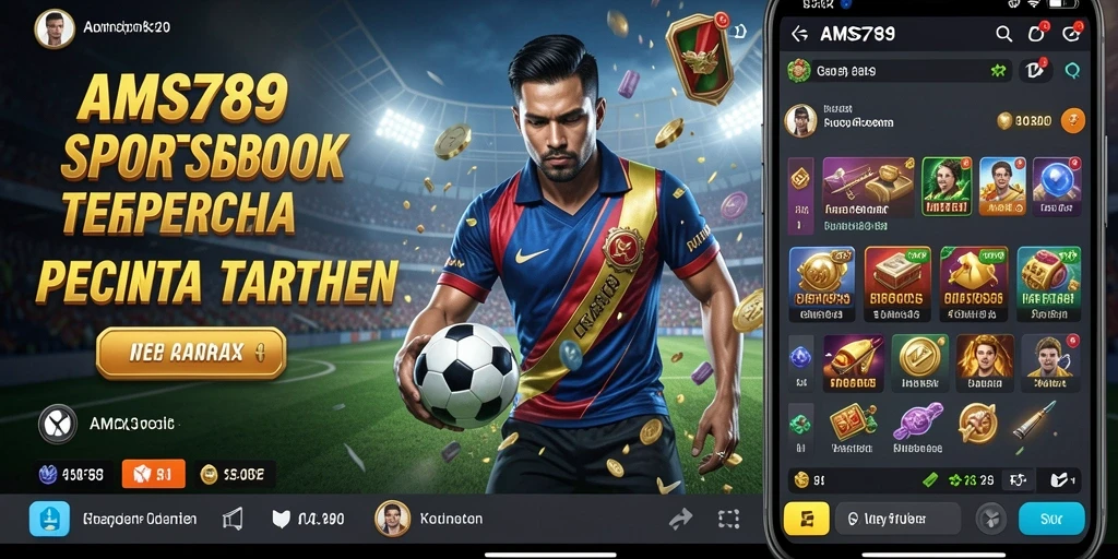 Tampilan gameplay menarik dari aplikasi Sportsbook AMS789.