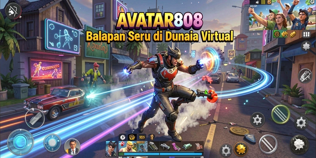 Tampilkan gameplay balapan seru dari AVATAR808.