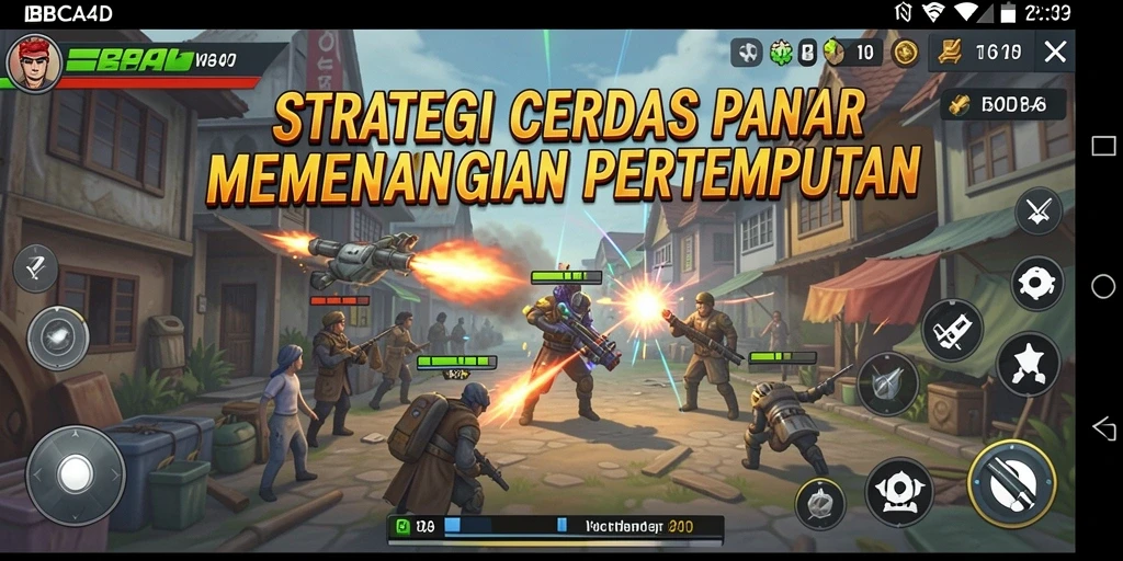 Tampilan gameplay strategis pada BBCA4D yang menantang.
