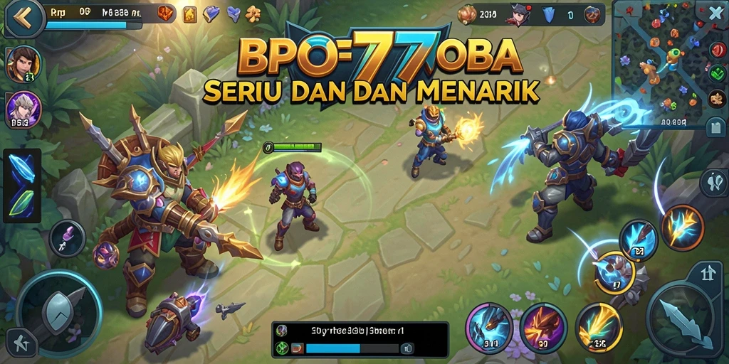 Tampilan gameplay seru dengan karakter menarik di BPO777.