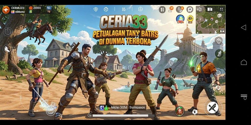 Tampilan gameplay dan eksplorasi dunia Open World yang menarik.