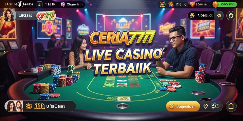 Tampilan gameplay Live Casino yang menarik dan interaktif.