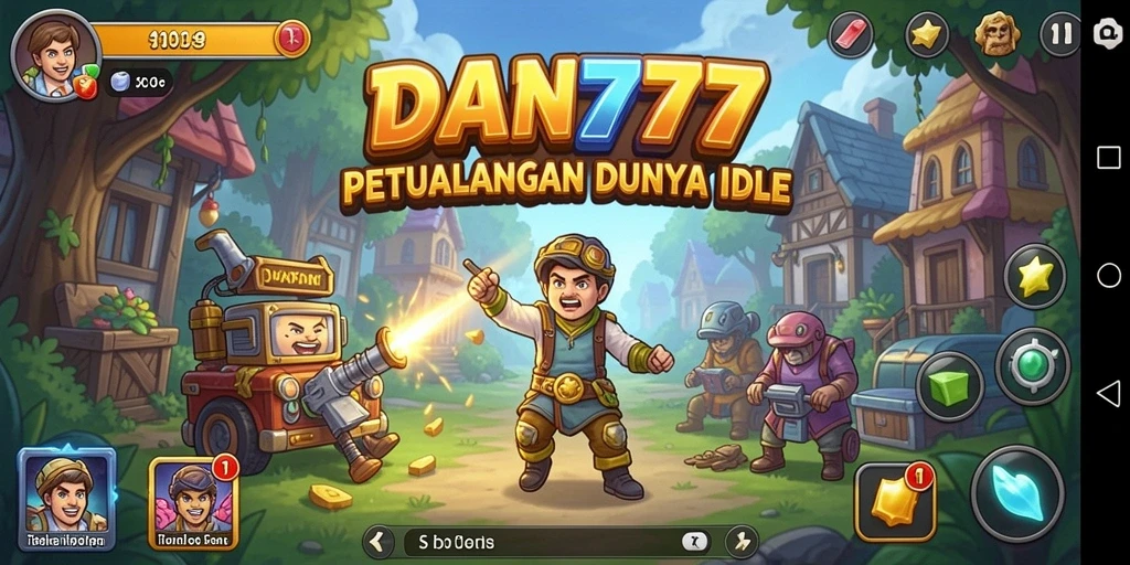 Gameplay seru DAN777 menampilkan petualangan Idle yang menawan.