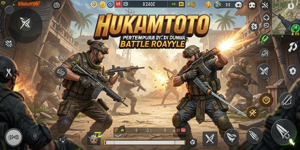 Tampilan gameplay HUKUMTOTO yang seru dan menegangkan.