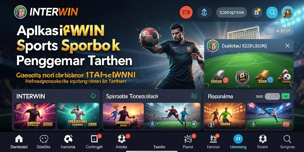 Tampilan gameplay INTERWIN yang menarik dan interaktif.