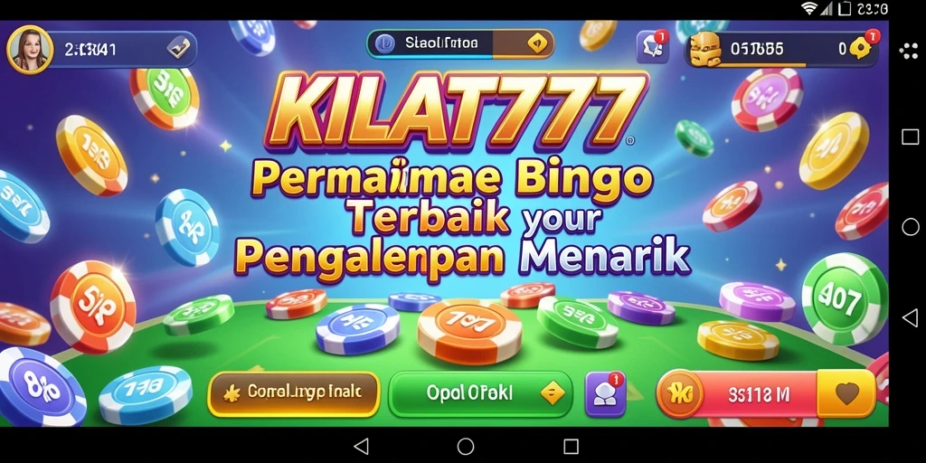 Screenshot gameplay KILAT777 menampilkan suasana Bingo yang seru.