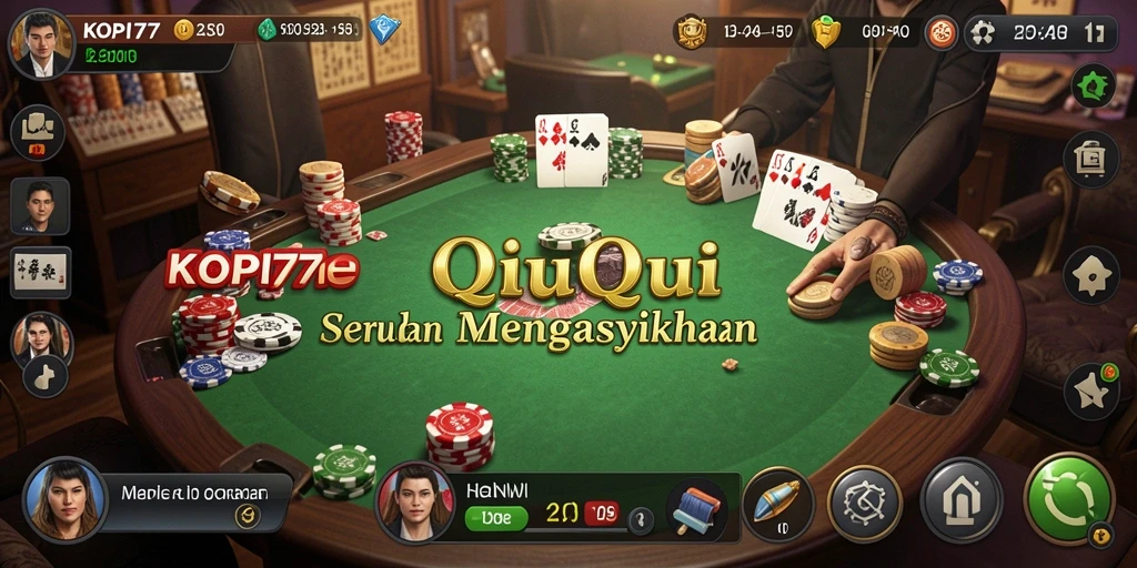 Gameplay QiuQiu yang menantang di KOPI77.
