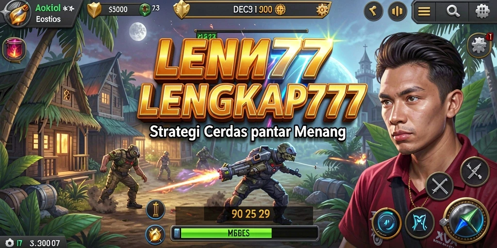Tampilan menarik dan mendebarkan dari gameplay LENGKAP777.