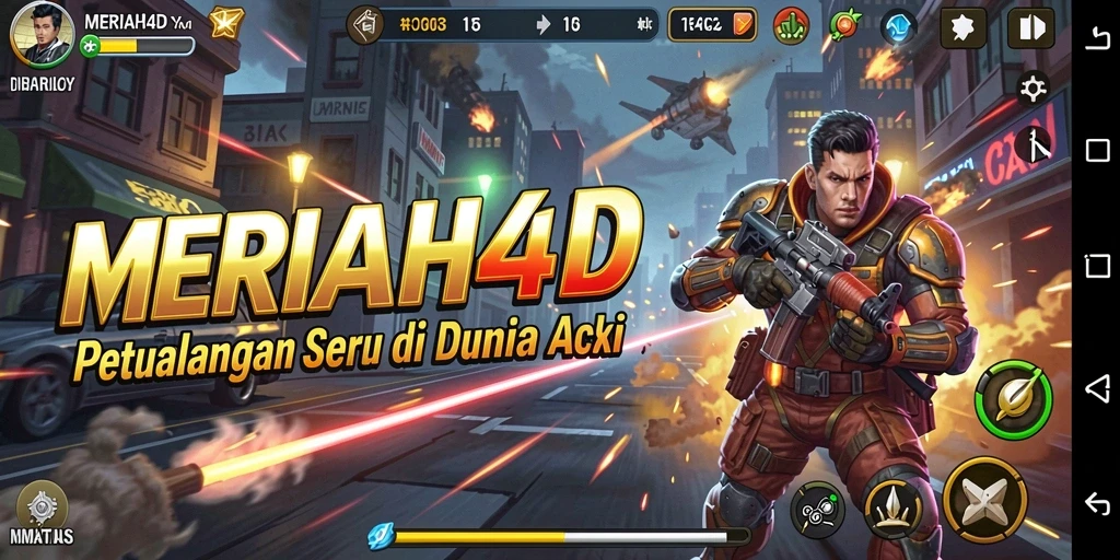 Tampilan gameplay seru dan mendebarkan di MERIAH4D.
