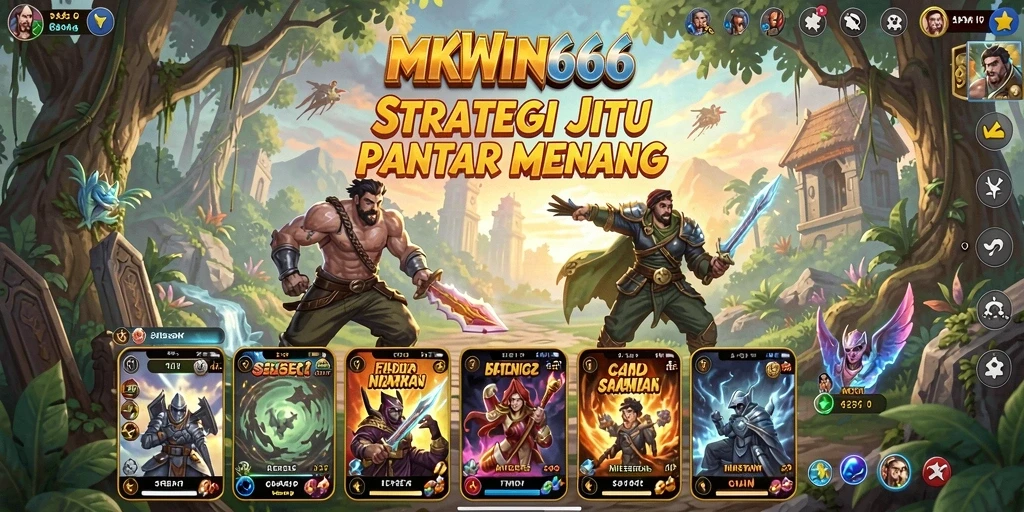 Gameplay MKWIN666 yang menegangkan dalam strategi pertempuran.