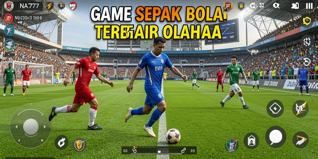 Tampilan gameplay menarik dari NA777 dengan aksi sepak bola seru.