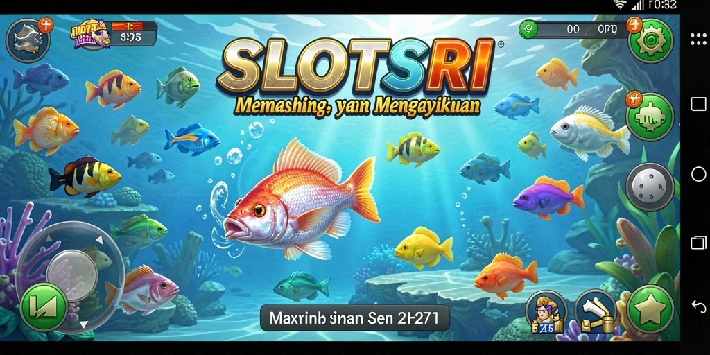 Tangkapan ikan besar dalam gameplay SLOTSRI yang mendebarkan.