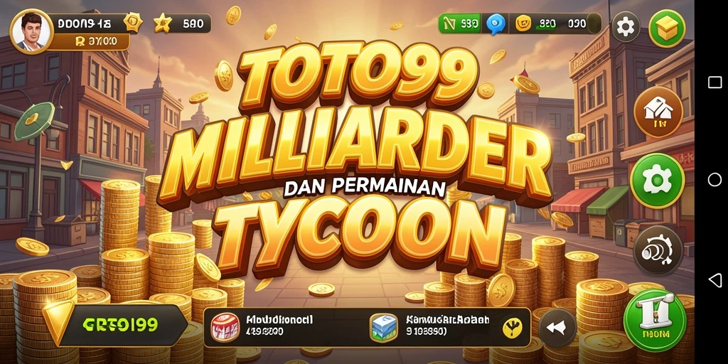Screenshot TOTO99 menampilkan gameplay seru dan strategi bisnis.