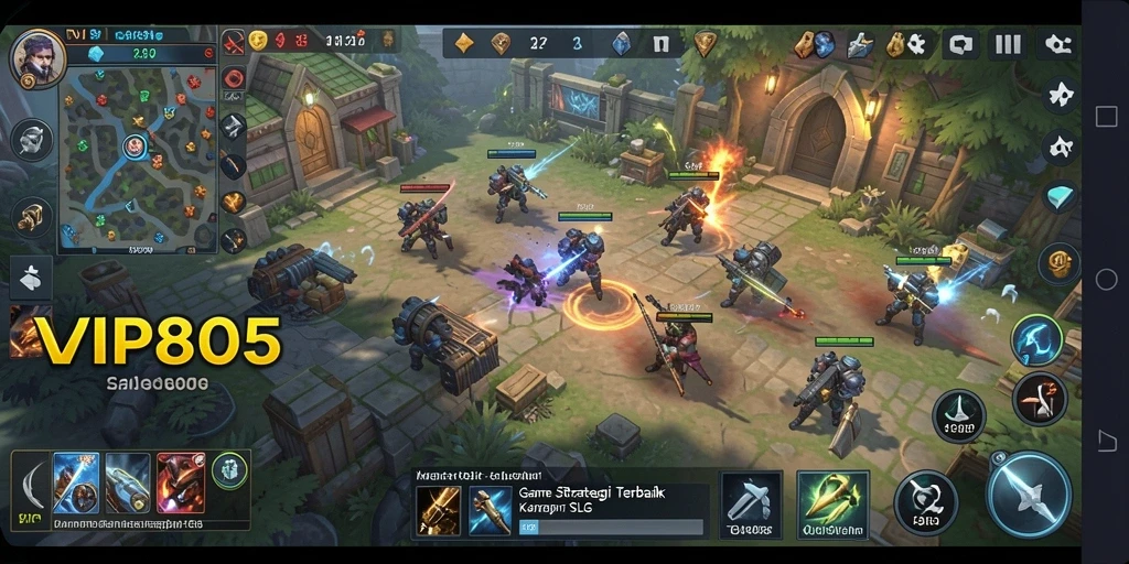 Tampilan gameplay VIP805 yang menegangkan dan mendebarkan.